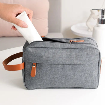 Hanging Makeup & Toiletry Travel Bag – Waterproof Organizer - Clarify.pk