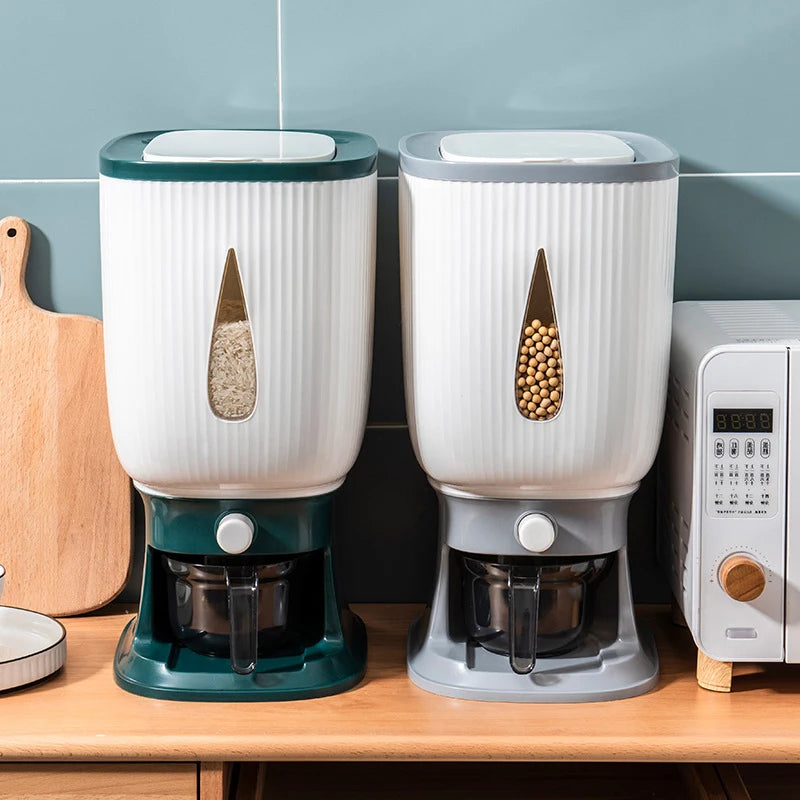 Home Rice Bucket - Insect-proof and Moisture-proof Sealed Container - Food-grade Storage Bin for Rice