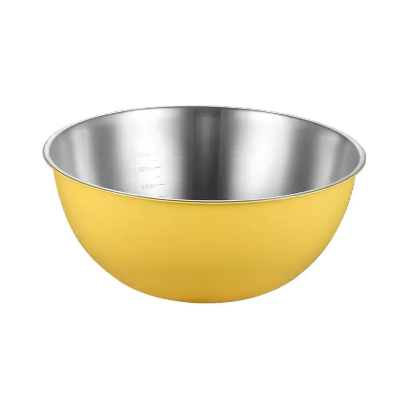 Stainless Steel Bowl – Multi-Purpose Mixing & Serving Bowl (Set of 3) - Clarify.pk