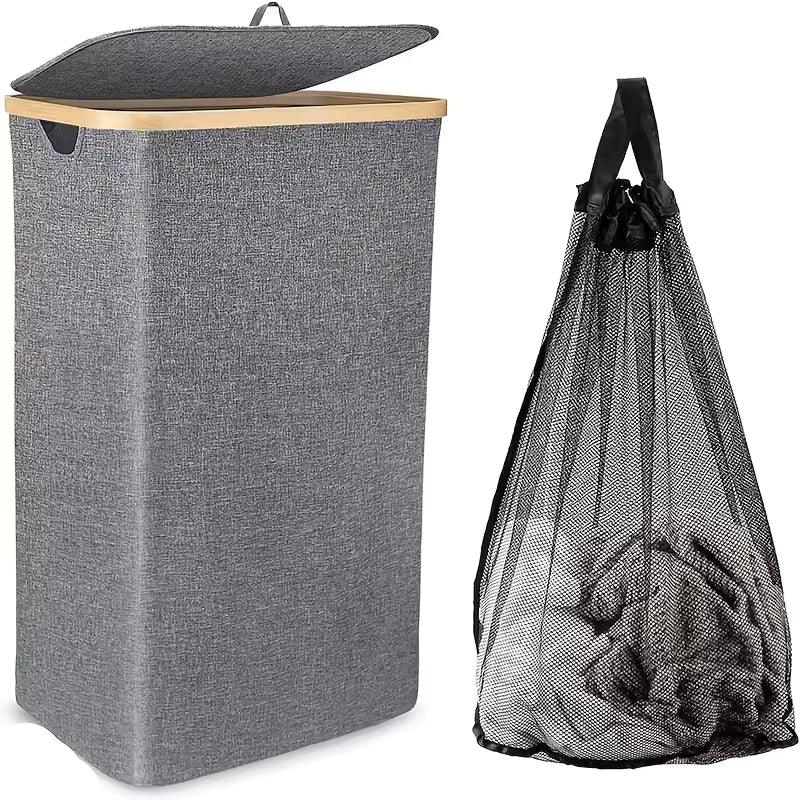 Large Capacity Laundry Basket – Heavy Duty Clothes Storage Hamper - Clarify.pk