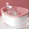 Portable Fruit And Vegetable Washer With Brush, Fruit Washing Bowl For Easy Cleaning