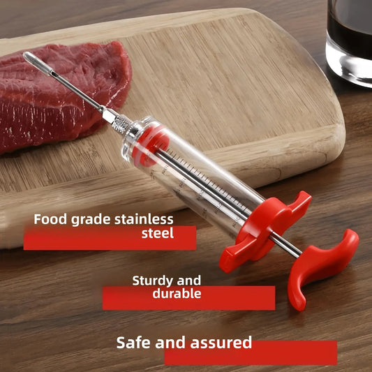 Stainless Steel Meat Marinating Injector