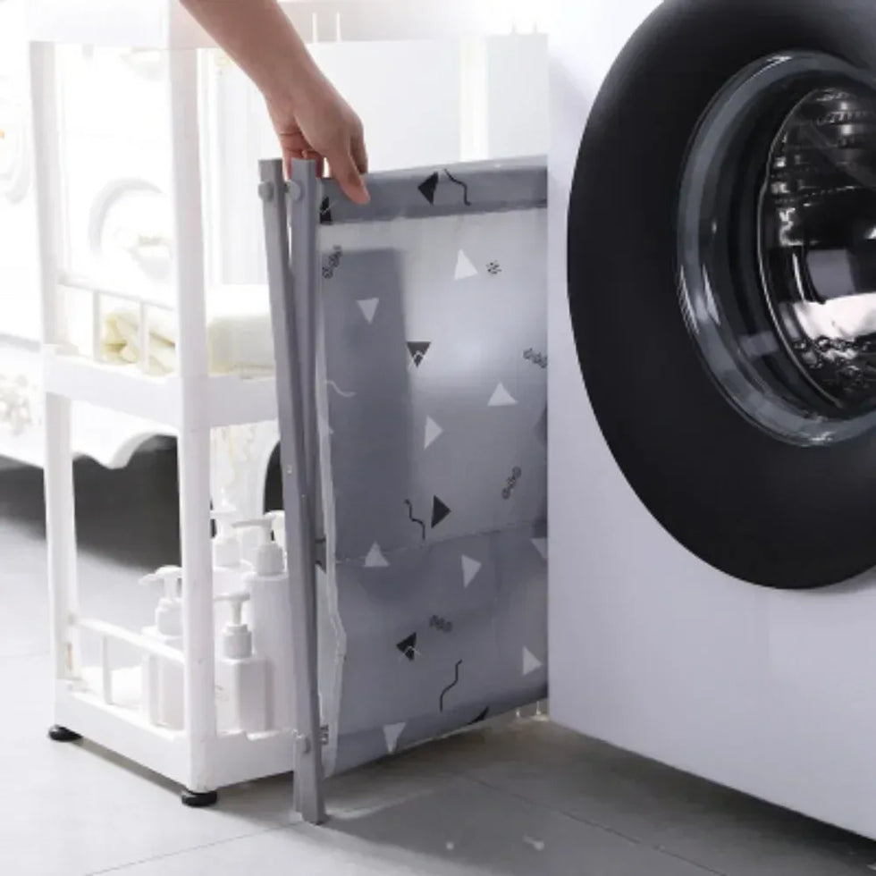 فولڈ ایبل لانڈری ٹوکری - گندے کپڑے آرگنائزر (ہر ایک)