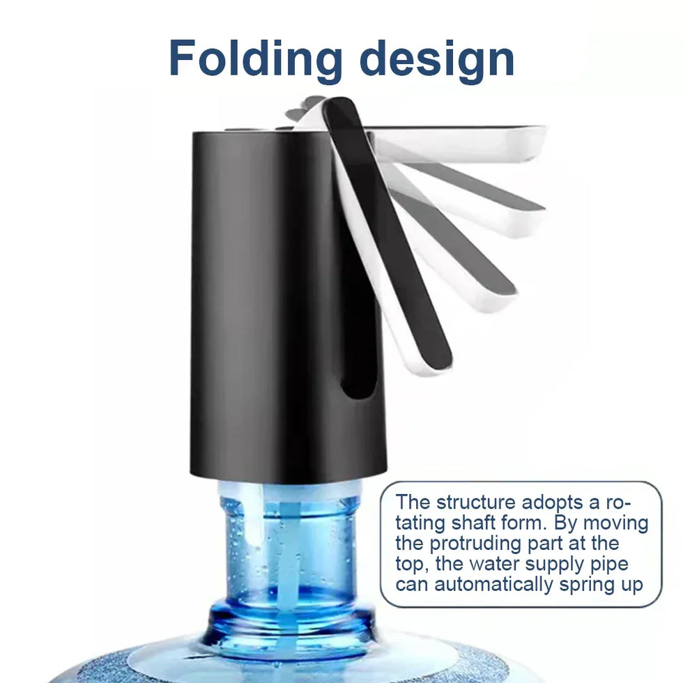 Rechargeable Water Bottle Pump – Automatic Portable Water Dispenser - Clarify.pk