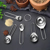 5Pcs Measuring Spoon Set – Baking & Coffee Tools - Clarify.pk