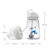 Hands-Free Baby Bottle Feeding System with Flexible Straw Tube