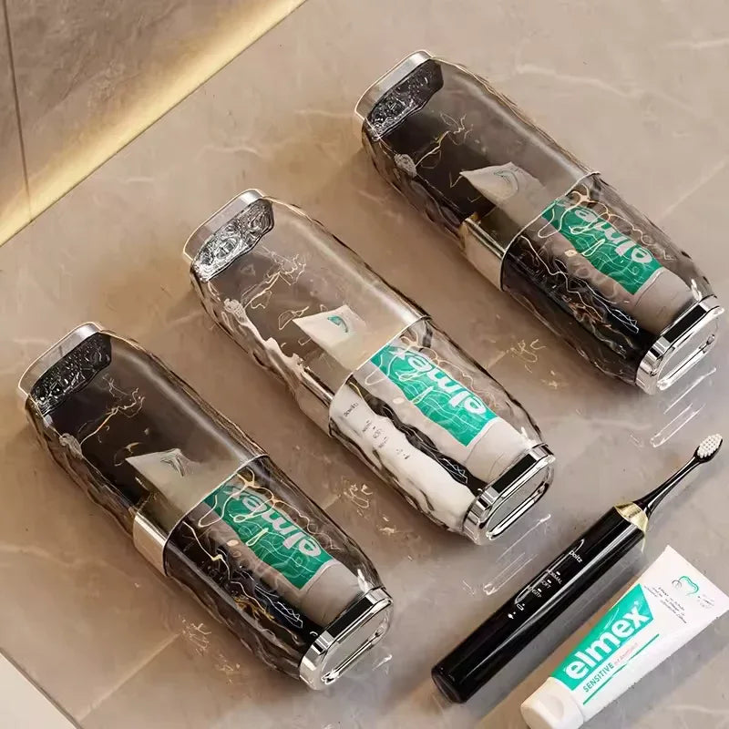 Large Acrylic Travel Toothbrush Case – Durable & Leakproof - Clarify.pk