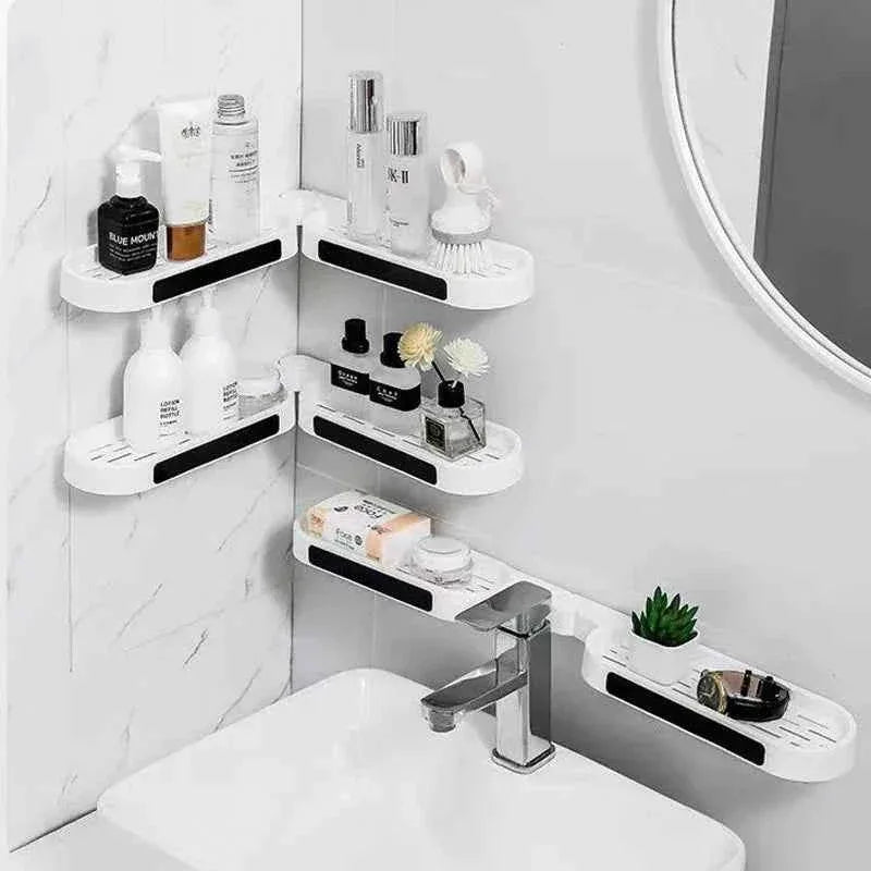 Bathroom Corner Shelf - Stylish and Space-Saving Storage Solution - Clarify.pk