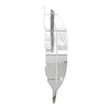 Modern Silver 3D Leaf Acrylic Mirror Wall Decor Stickers