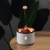 Premium Volcano Flame Humidifier – LED Fire Mist Aroma Diffuser - Clarify.pk