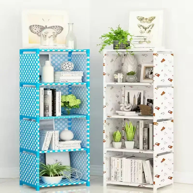 Multipurpose 4-Layer Oxford Storage Rack – Durable Home Organizer