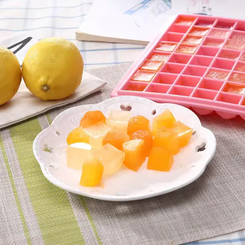 Reusable 96-Grid Ice Cube Tray, Easy-release Ice Cube Mold / Maker for Cocktail, Whiskey - BPA Free - Clarify.pk