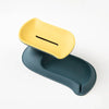 Rotary Double Layer Soap Dish – Drainable Bathroom Holder