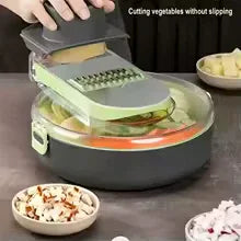 9-in-1 Vegetable Grinder & Cutter – Multifunctional Kitchen Tool