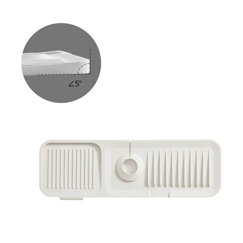 Kitchen Silicone Splash Pad – Sink Faucet Protector - Clarify.pk