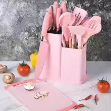 19Pcs Silicone Kitchen Utensils Set for Cooking and Baking