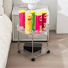 Acrylic Triangle Corner Trolley for Space-Saving Storage Solutions - Clarify.pk