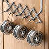 Retractable Over Door Hook Rack – 6 Hook No-Drill Organizer