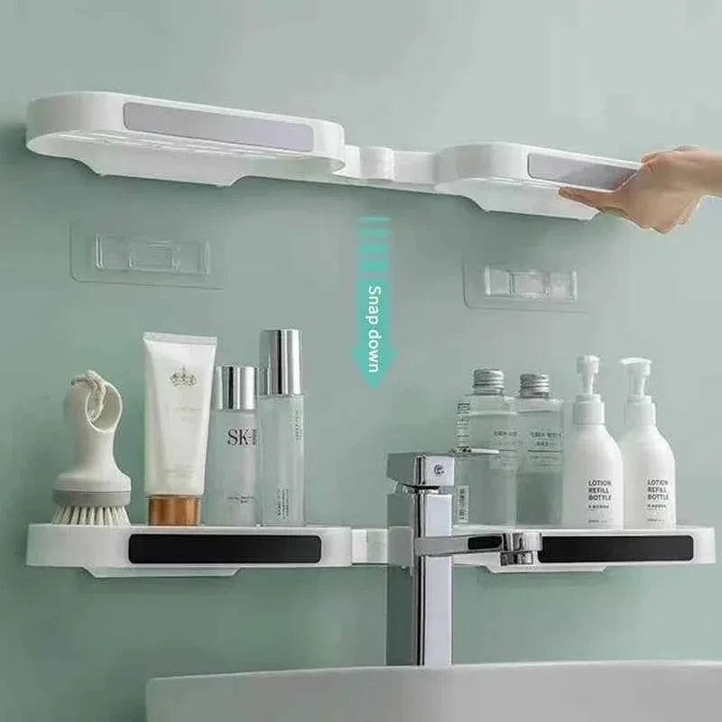 Bathroom Corner Shelf - Stylish and Space-Saving Storage Solution - Clarify.pk