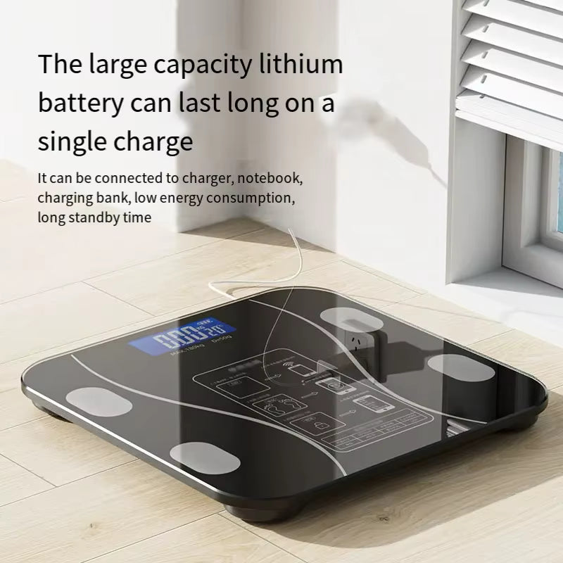 USB Rechargeable Smart Digital Body Weight Scale