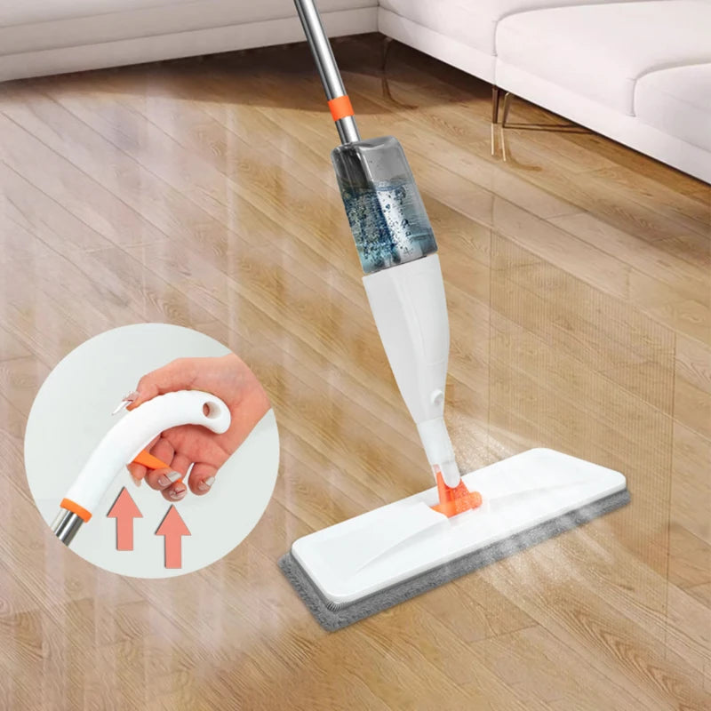 Water Spray Mop – Wet & Dry Floor Cleaning Mop with Built-In Spray