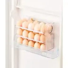 Egg Storage Box – Refrigerator Organizer & Fresh-Keeping Tray