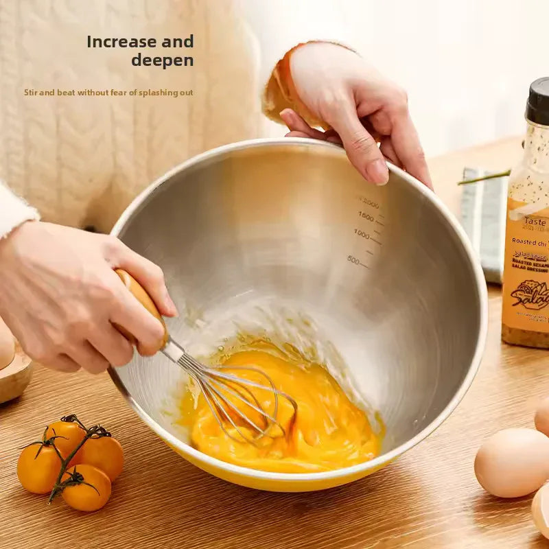 Stainless Steel Bowl – Multi-Purpose Mixing & Serving Bowl (Set of 3) - Clarify.pk