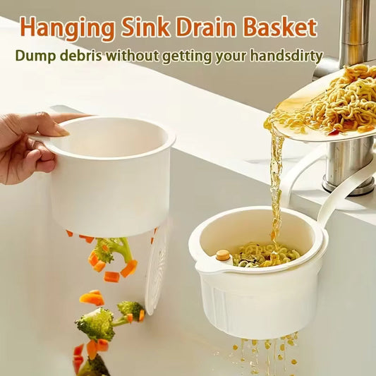 2-in-1 Adjustable Sink Drain Basket