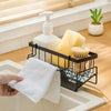 Punch-Free Kitchen Sink Storage Rack – Faucet Sponge Holder - Clarify.pk