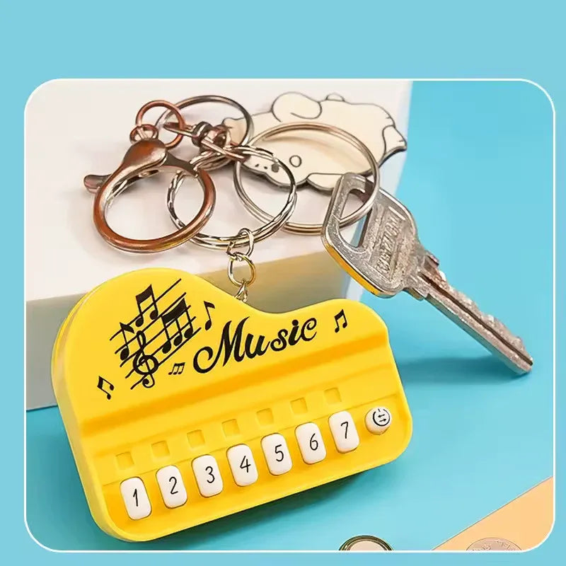 Piano Music Keychain – Mini Keyboard Design Gift (Random Color) - Clarify.pk