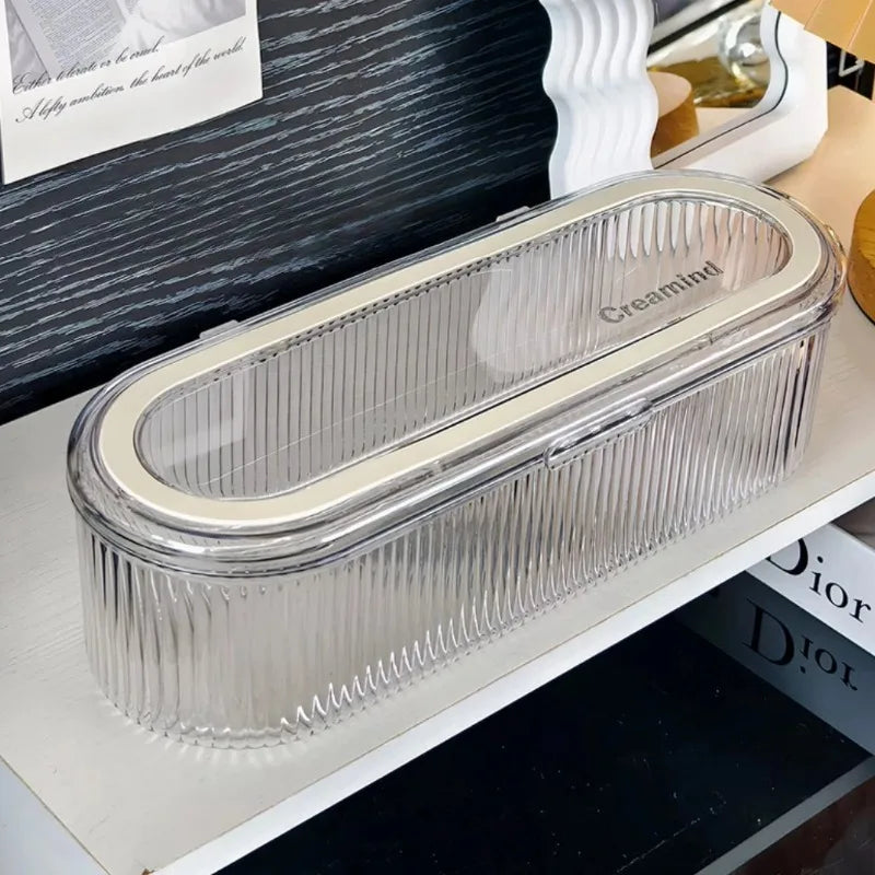 Acrylic Makeup Storage Box – Dust-Proof Beauty Station