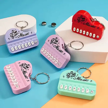 Piano Music Keychain – Mini Keyboard Design Gift (Random Color) - Clarify.pk