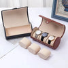 Leather Watch Organizer – 3 Slot Storage - Clarify.pk