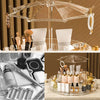 360° Rotating Umbrella Makeup Organizer – Multi-Layer Storage - Clarify.pk