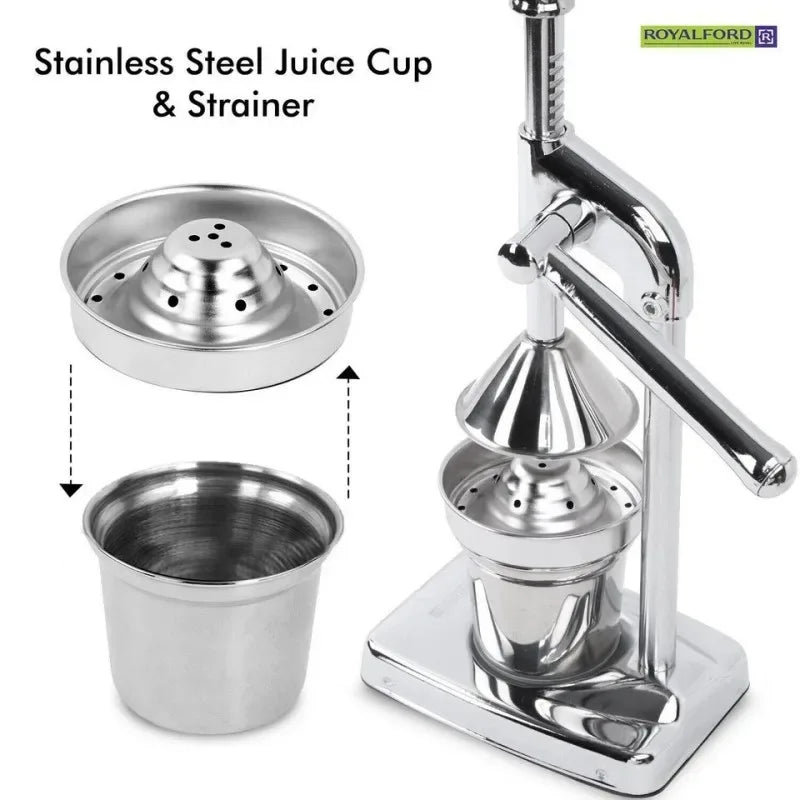 Stainless Steel Citrus Juicer – Heavy Duty Manual - Clarify.pk