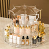 360° Rotating Umbrella Makeup Organizer – Multi-Layer Storage - Clarify.pk
