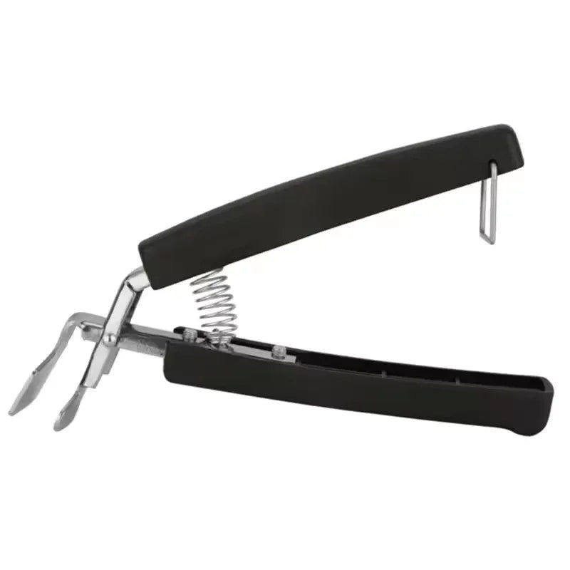 High-Quality Black Clip Kitchen Bowl Picker Tongs (Small)