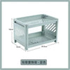 Double Deck Desk Storage Rack - Open Frame Office Organizer