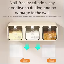 Heavy-Duty Wall-Mounted Spice Rack & Kitchen Organizer