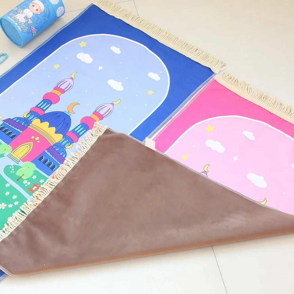 Kid’s Prayer Mat & Storage Tube – Enchanted Prayer Set