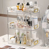 Acrylic Bathroom Makeup Organizer Shelf – Large Capacity - Clarify.pk