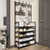 5 Layer Living Room Shoe Rack Multi-Layer Storage Shelf DIY Clothes Hanger Simple Floor-Standing Organizer - Clarify.pk
