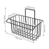 Metal Sponge Holder for Kitchen Sink – Rust-Resistant Iron Organizer with Drip Tray & Dish Cloth Hanger