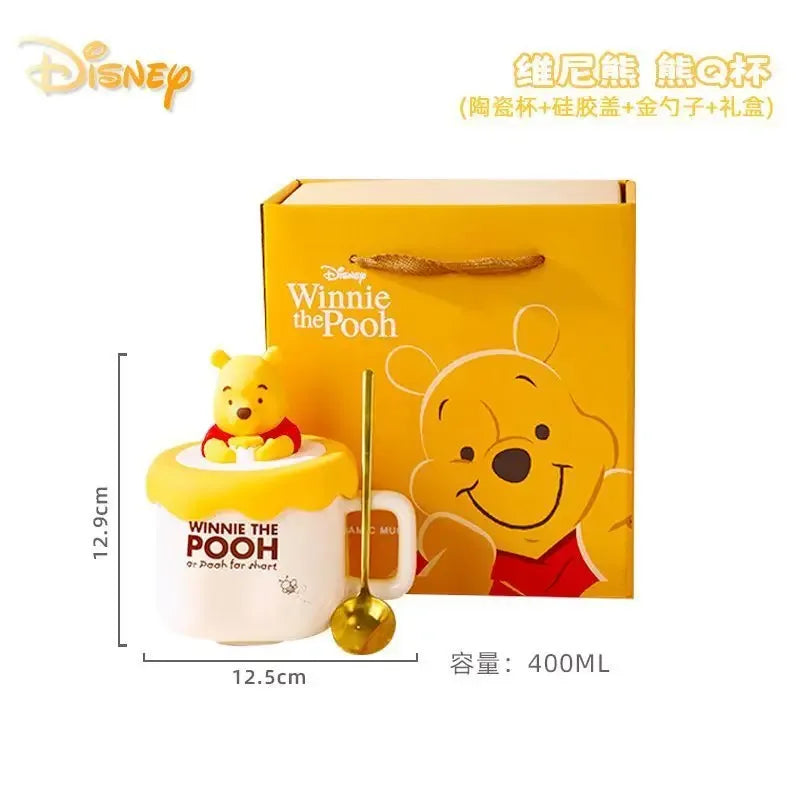 Winnie The Pooh Ceramic Mug Set – Gift Box (Random Design/Each Set) - Clarify.pk