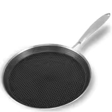 Premium 24cm Stainless Steel Honeycomb Pan