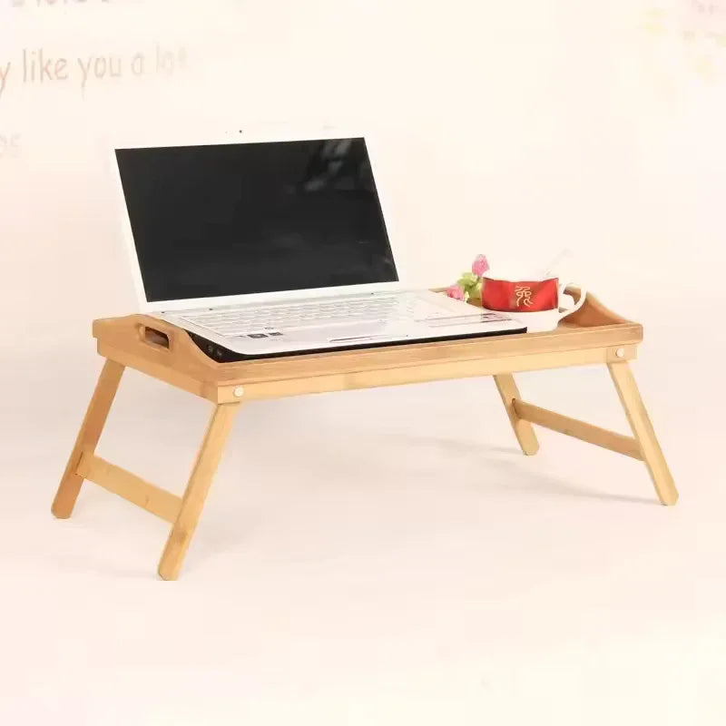 Bamboo Bed Tray – Laptop & Food Serving Table - Clarify.pk