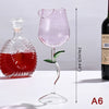Romantic Rose Flower Juice Glass – Elegant Cocktail & Champagne Cup - Clarify.pk