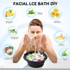 Silicone Ice Face Wash Bowl - Foldable Cold Compress Facial Tool
