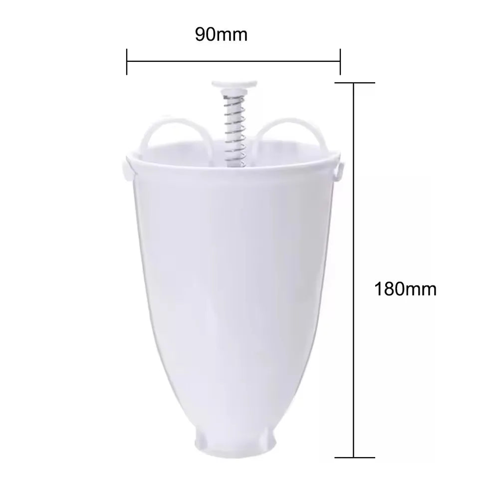 Donut Maker with Plunger Dispenser – 10cm Baking Mold