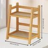 2-Layer Bamboo Multipurpose Rack  & Kitchen Shelf Organizer